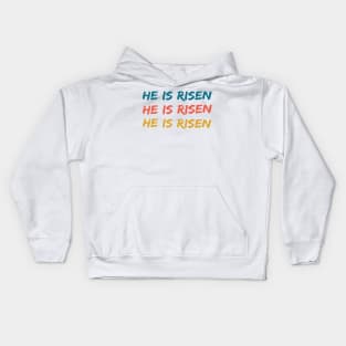 He Is Risen Cool Inspirational Easter Christian Kids Hoodie